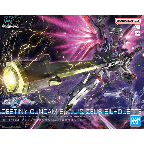 HG 1/144 Destiny Gundam Spec II & Zeus Silhouette