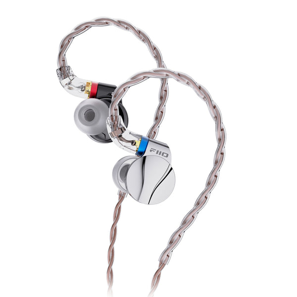 FiiO FD15 Dynamic In Ear Earphones Silver - JB Hi-Fi