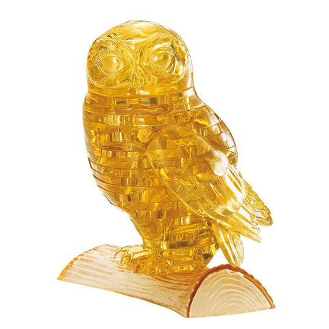 Bepuzzled 3D Gold Owl Crystal Puzzle