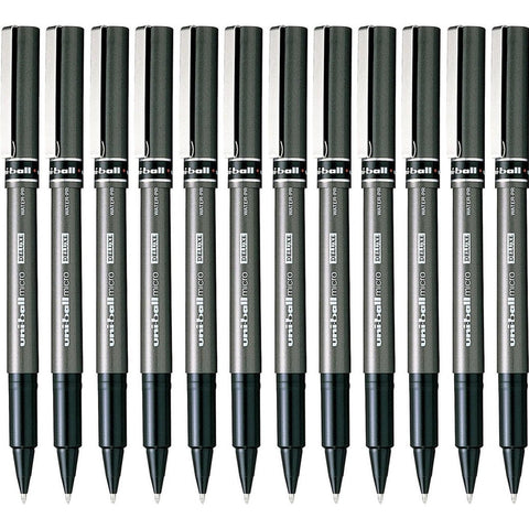 Uni-Ball Deluxe UB-155 Liquid Ink Rollerball Pen Extra Fine 0.5mm (Black) [Box 12]
