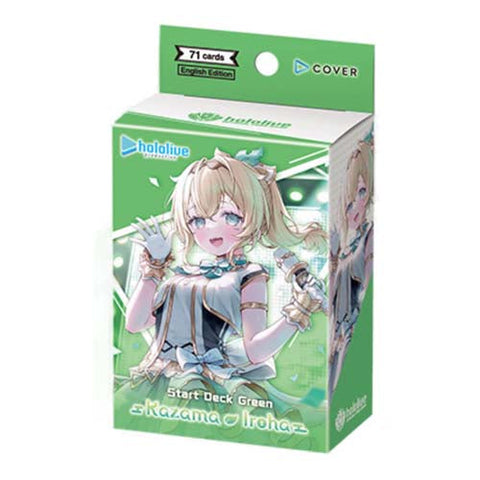 Bushiroad hololive OFFICIAL CARD GAME hSD06e Kazama Iroha Start Deck Green