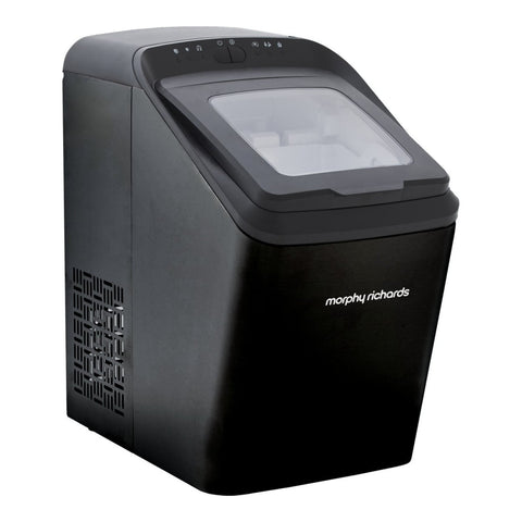 Morphy Richards Compact 15kg Matte Ice Maker Ice Cube Machine Black