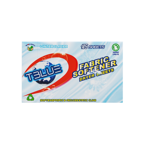 TBLUE Fabric Softener Dryer Sheet Winter Glacier (105 Sheets)