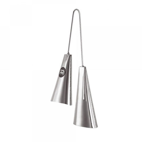 Meinl Percussion Medium Handheld A-Go-Go Bell Musical Instrument Chrome Silver