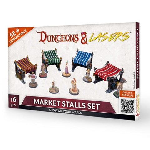 Dungeons & Dragons Dungeons & Lasers: Expansion Bits Market Stalls Set