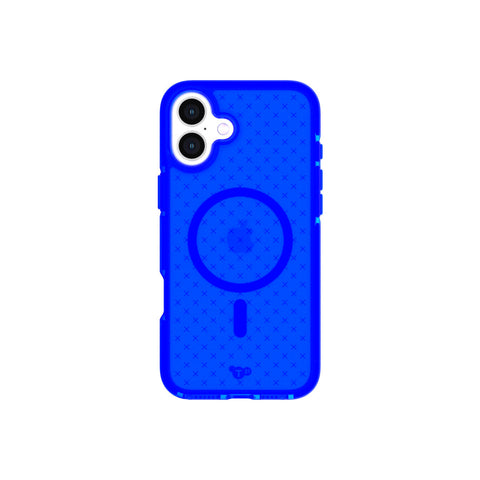 Tech21 EvoCheck Phone Case for iPhone 16 Plus with MagSafe (Cobalt Blue)