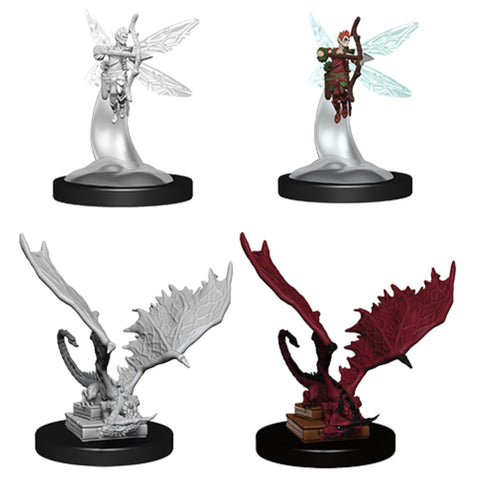Wizkids D&D Nolzurs Marvelous Unpainted Miniatures Sprite & Pseudodragon