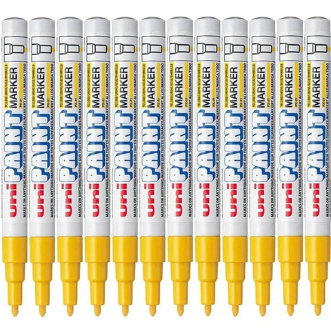 Uni-Ball PX-21 Paint Marker Bullet Tip 1.2mm Yellow Box 12