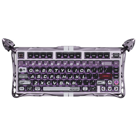 Gravastar Mercury V75 Pro Hall Effect Magnetic Switch Gaming Keyboard (Iron Purple)