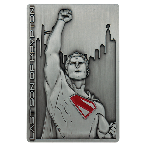 Fanattik Superman 2025 Last Son of Krypton Ingot - Limited Edition