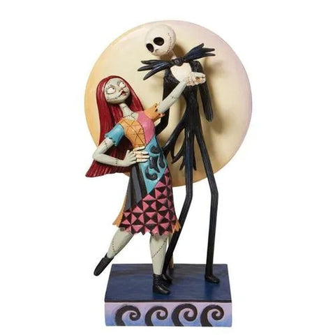 Jim Shore Disney Traditions - Nightmare Before Christmas Jack and Sally - A Dance by Moonlight