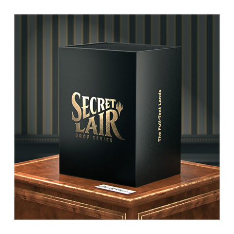 Wizards Of The Coast Magic Secret Lair The Full-Text Lands