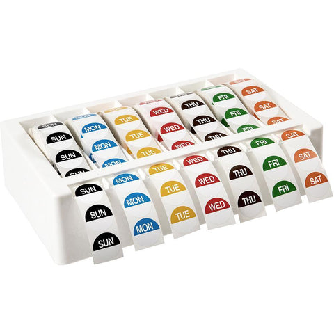 Avery 937348 Removable Day Label Dispenser Kit 24mm White