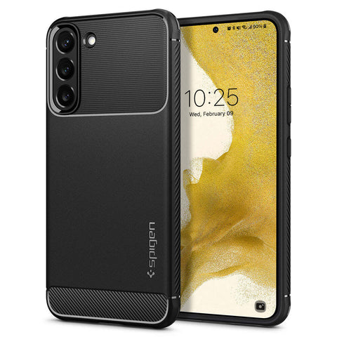 SPIGEN Rugged Armor Case for Galaxy S22 (Black)