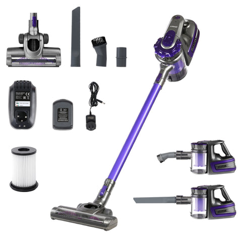 Devanti Stick Vacuum Cleaner Bagless Cordless 150W (Purple)
