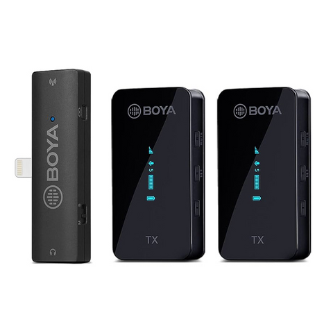Boya BY-XM6-S4 Dual Wireless Lavalier Microphone for iPhone/iPad