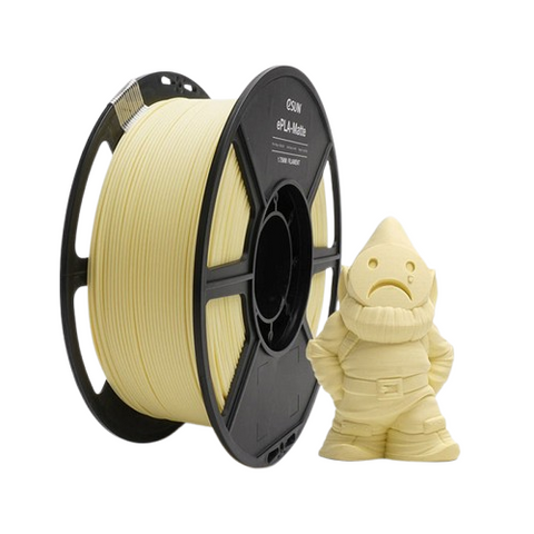 eSun Matte PLA 3D Print Filament 1.75mm 1kg - Almond Yellow
