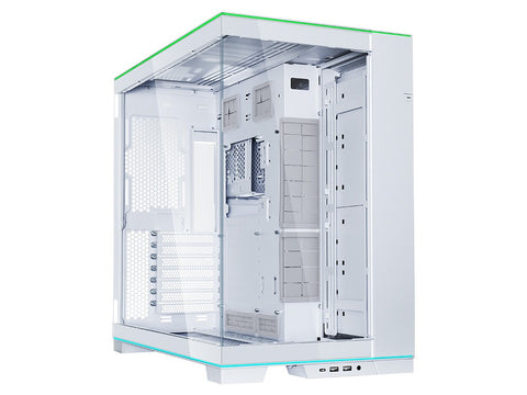 Lian Li O11 Dynamic EVO RGB Tempered Glass Mid-Tower Case - White