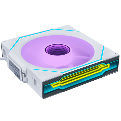 Lian Li UNI FAN SL-INF WIRELESS 120mm ARGB PWM Fan (White)