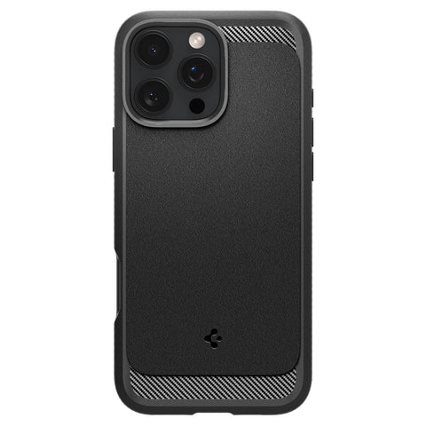 Spigen Apple iPhone 16 Pro Rugged Armor (MagFit) Case - Black