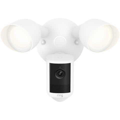 Ring  Gen2 2K Security Camera with Floodlight (White)