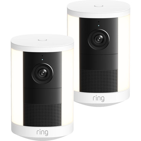 Ring Spotlight Cam 2K (2nd Gen)  Battery Powered Security Camera (White) [2 Pack]