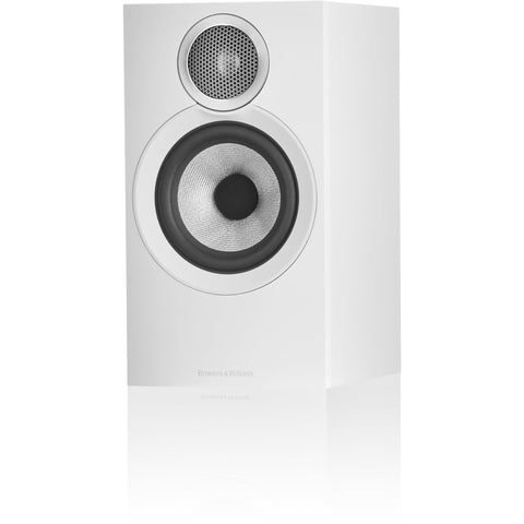 Bowers & Wilkins 607 S3 Performance Compact Bookshelf Speakers (White) [Pair]