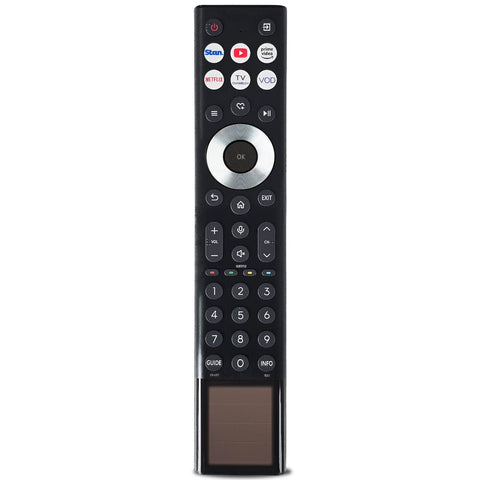 Hisense ERF6J66H Genuine Original TV Remote Control Replacement Remote for Hisense Solar Powered Smart TV Voice Function