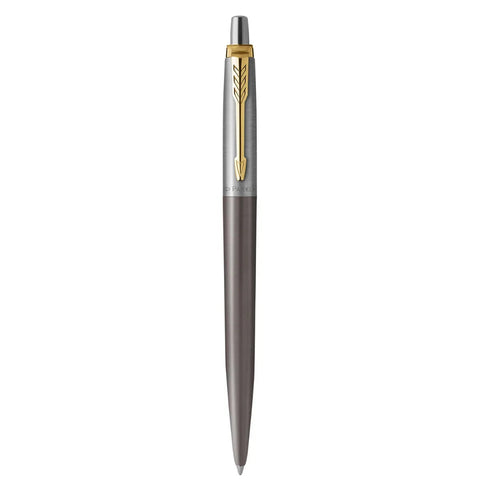 Parker Jotter XL Ballpoint Pen Medium Tip Grey Lacquer Gold Trim Gift Box
