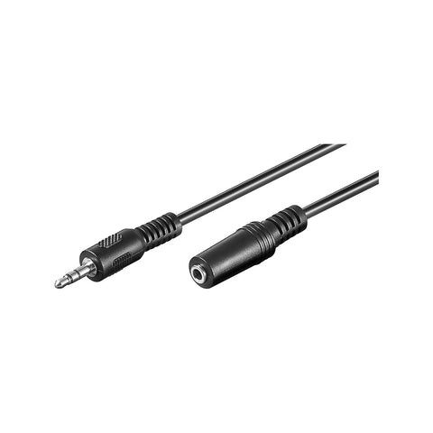 Goobay Headphone AUX Extension Cable 5m (Black)