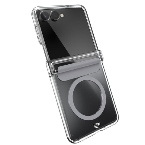 Tech21 EvoClear Case with Magnet for Galaxy Z Flip8 (Clear)