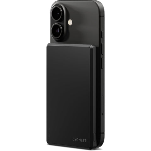 Cygnett Charge Connect 5K Magnetic Slim Power Bank (Black)