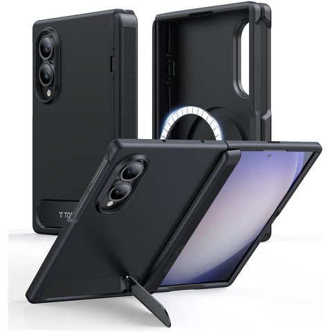 Torras Ostand Case for Galaxy Z Fold8 (Black)