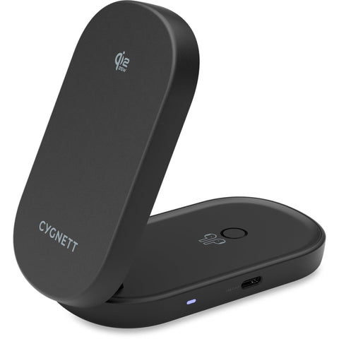 Cygnett ChargeFold 2-in-1 Magnetic 25W Qi2 Wireless Charger