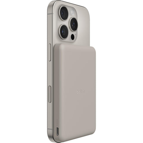Belkin BoostCharge Slim 5K Magnetic Power Bank (Sand)