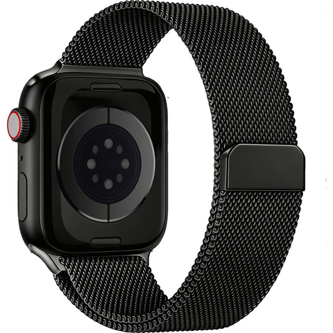 Crest Milanese Watch Strap for Apple Watch 38-41mm (Black)