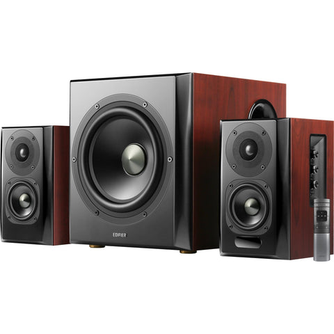Edifier S350DB 2.1 Powered Bluetooth Speaker System (Brown)