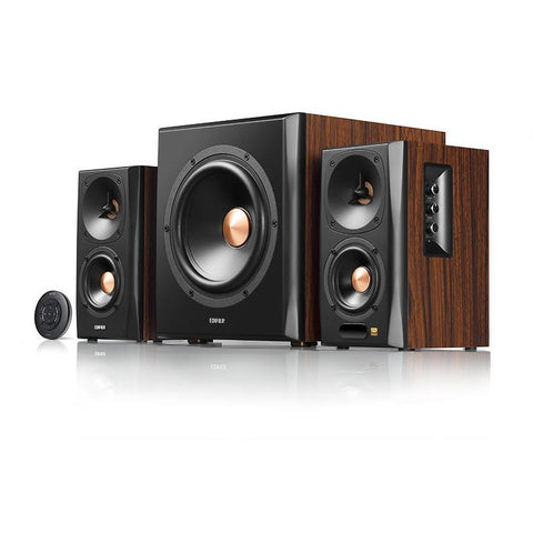 Edifier S360DB 2.1 Powered Bluetooth Speaker System (Brown)