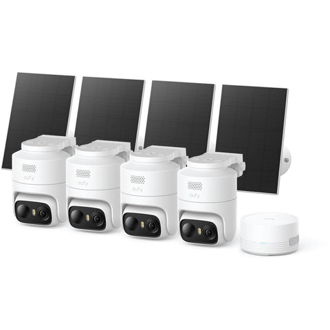 eufyCam C37 2K Pan-Tilt-Zoom Security System (4 Pack)