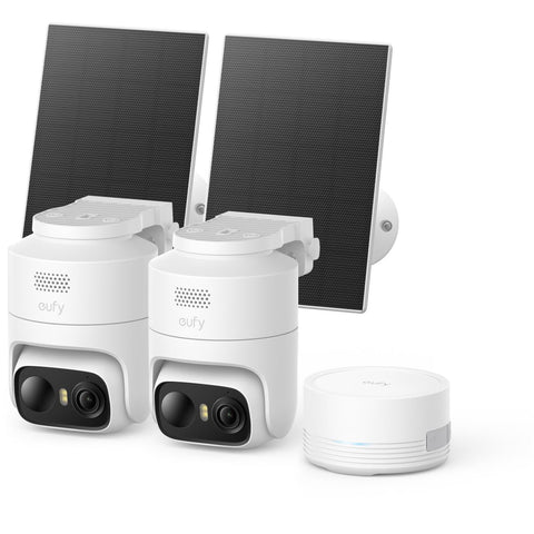 eufyCam C37 2K Pan-Tilt-Zoom Security System (2 Pack)
