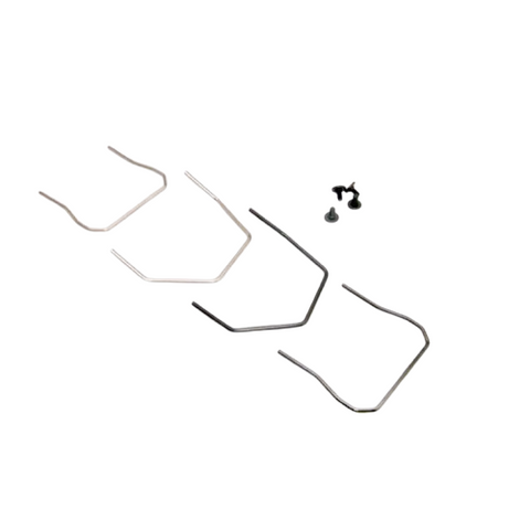 Traxxas Front and Rear Sway Bar Kit (Hard and Soft) with Screws
