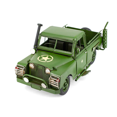 Boyle Metal Display Army Rover Handmade Ornament Home Decor 30cm