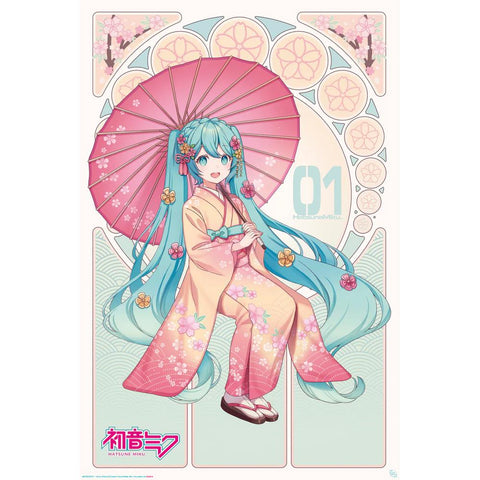 Hatsune Miku - Kimono Poster