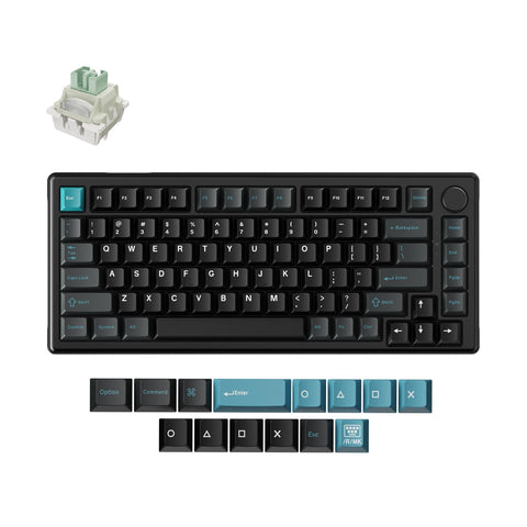 Keychron J2 HE 8K Wired Magnetic Switch Keyboard - Ultra-Fast Lime Magnetic Switch (Black)