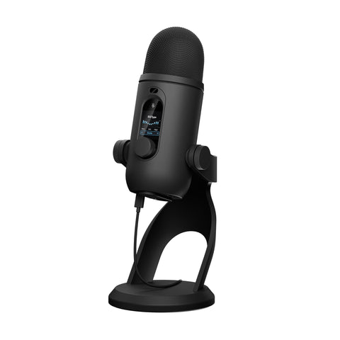 Logitech G YETI 2 Multi-Pattern USB Microphone with Blue VO!CE (Black)