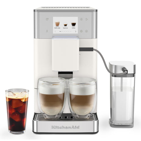 KitchenAid KF4 Compact Fully Automatic Esspresso Machine (Porcelain White)