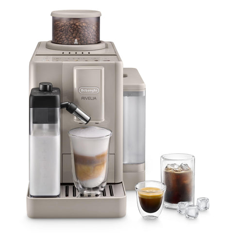 De'Longhi Rivelia Lite Fully Automatic Coffee Machine (Beige)