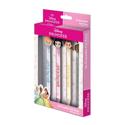Disney Princess - Characters Erasable Gel Pen 4 Pack