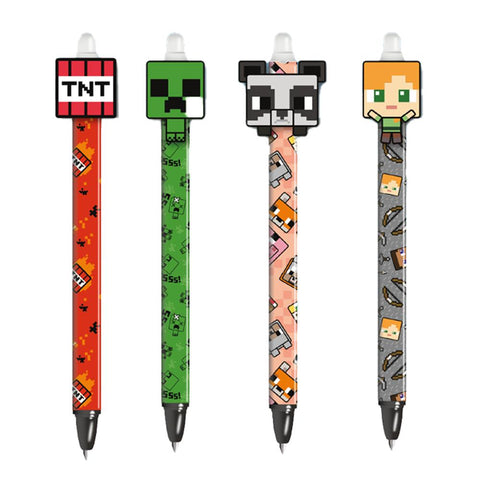 Minecraft - Characters - Erasable Gel Pen (Assortment)