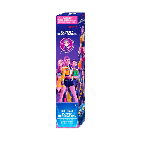KPop Demon Hunters – 3D Head Topper Spinning Pen (Blind Box)